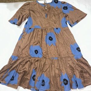 COPY - Brown Floral Dress